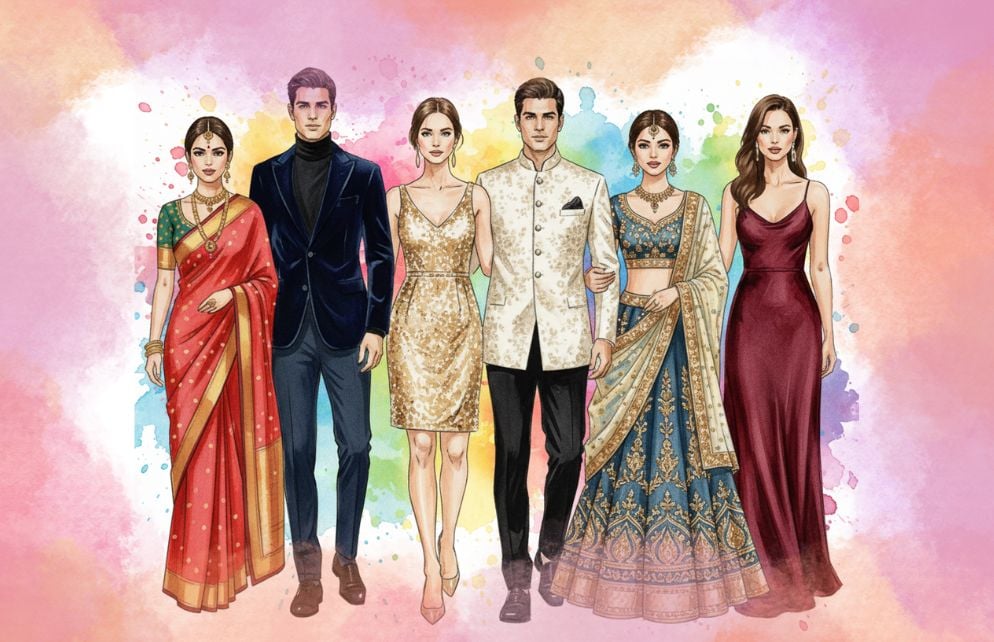 Wednesday - Wedding Reception dress code examples