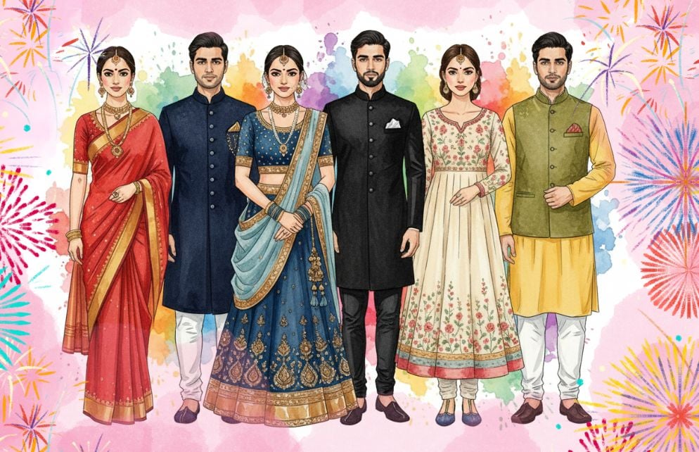 Sunday - Wedding Ceremony dress code examples